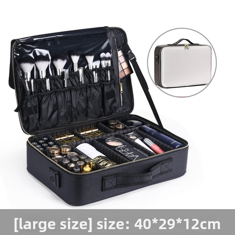 leather cosmetic bag