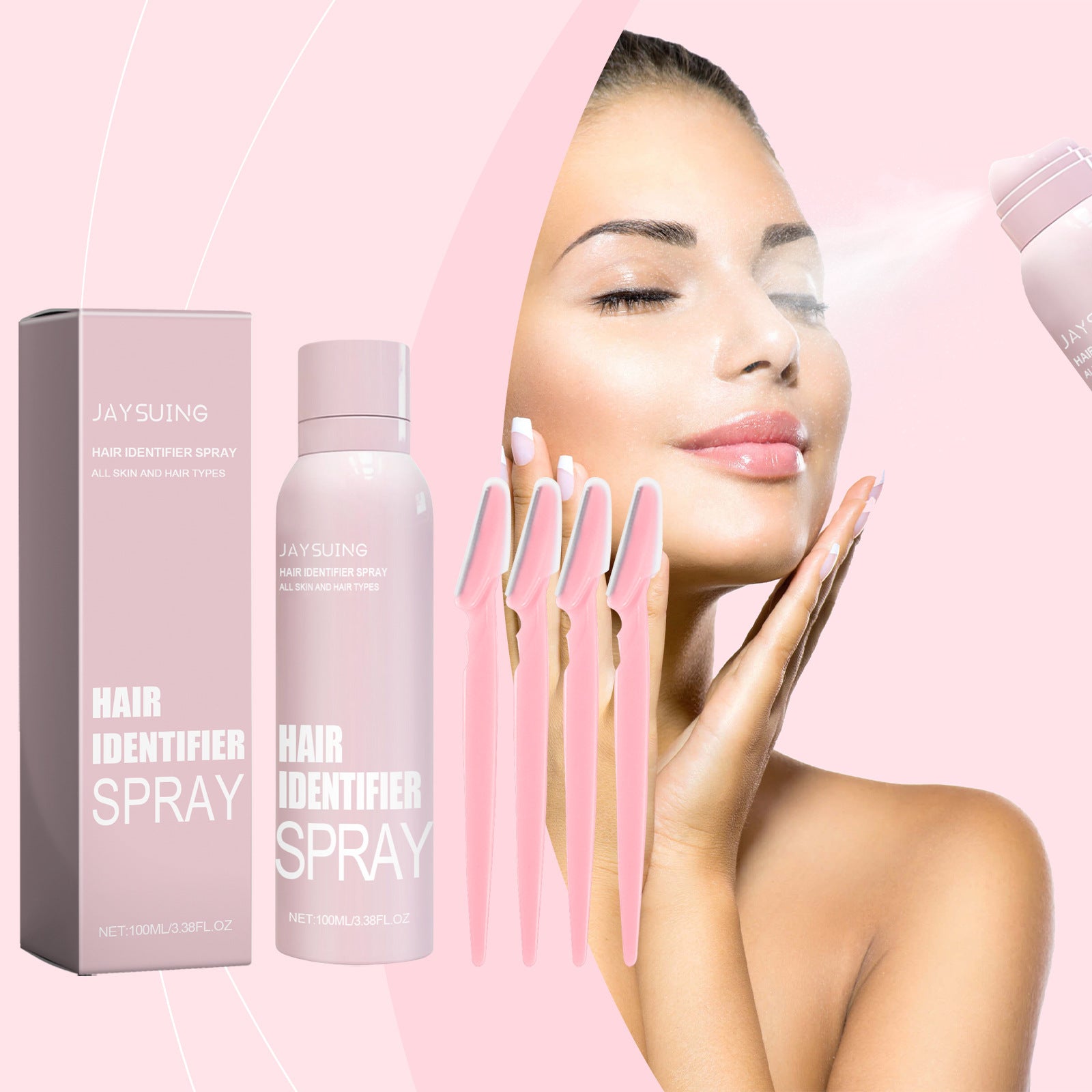 Gentle Facial Hair Removal and Skin Purifying Spray
