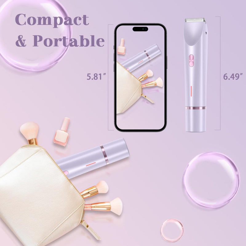 Dual Head Rechargeable Hair Removal Shaver