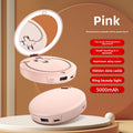 Makeup mirror warm hand warmer charging battery