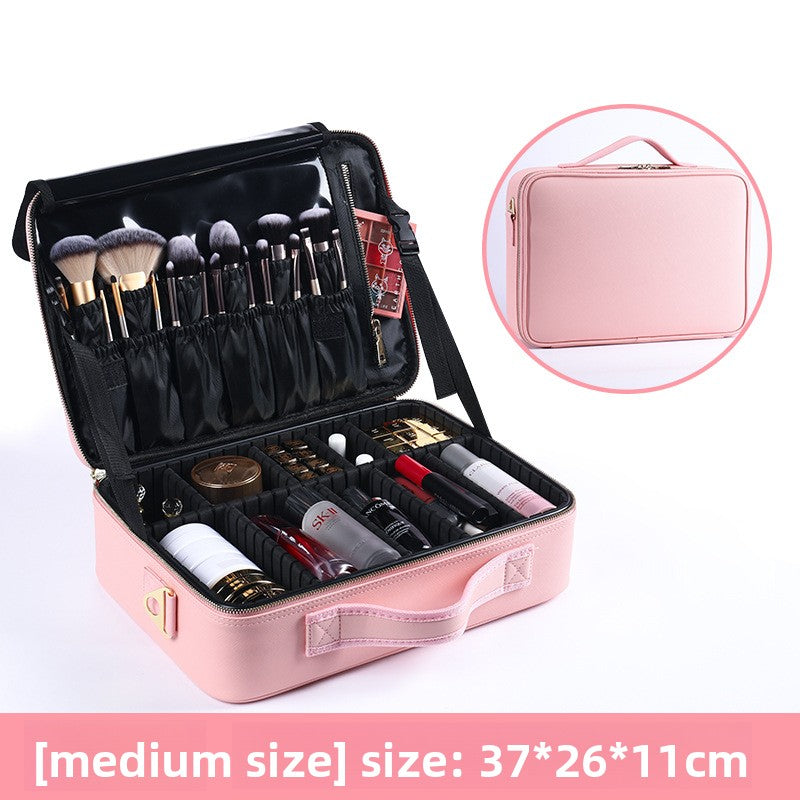 leather cosmetic bag