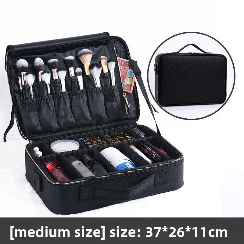 leather cosmetic bag