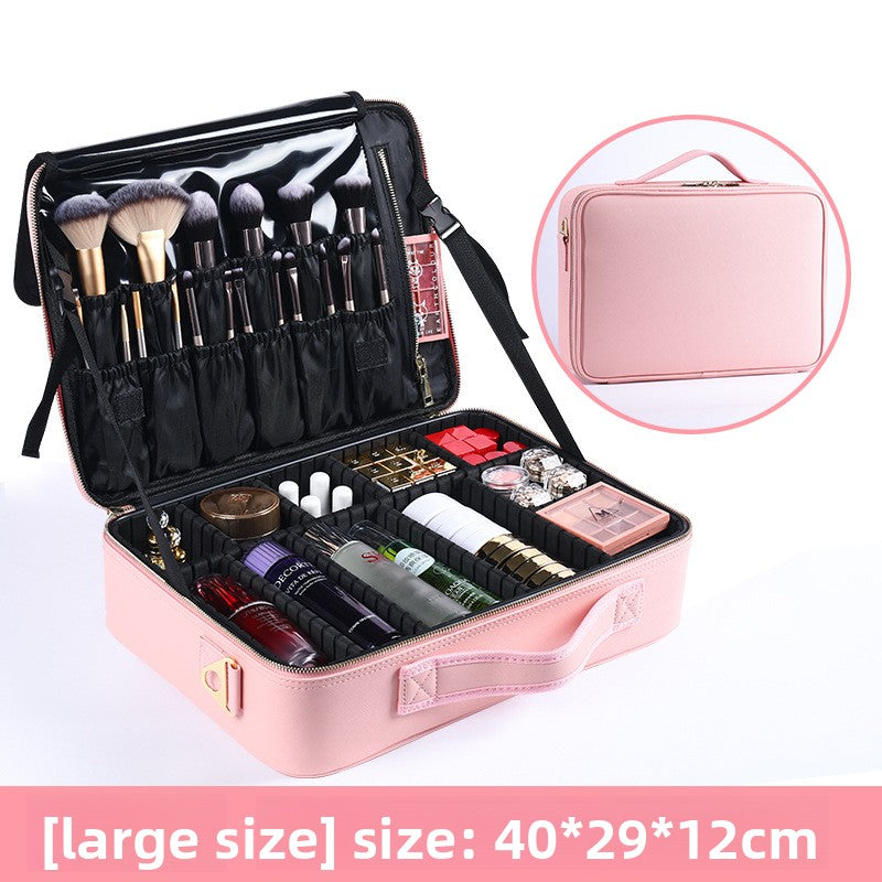 leather cosmetic bag