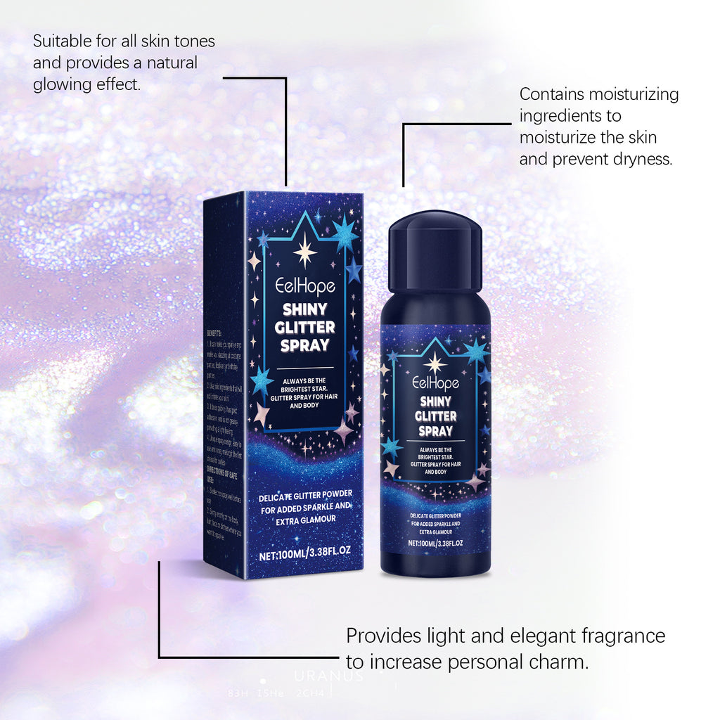 Glitter Face and Body Spray