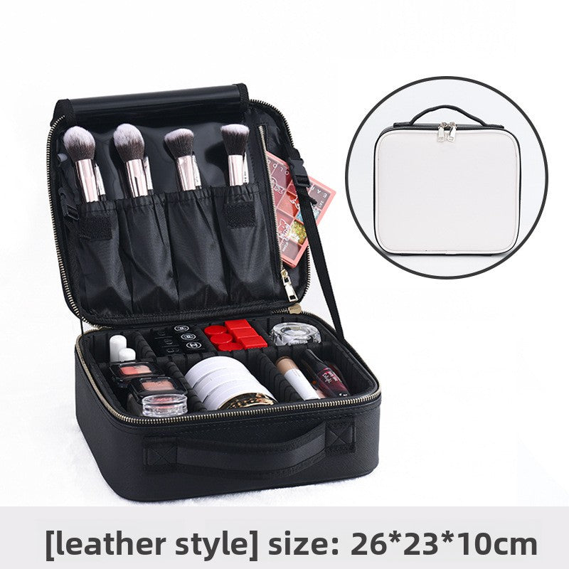 leather cosmetic bag