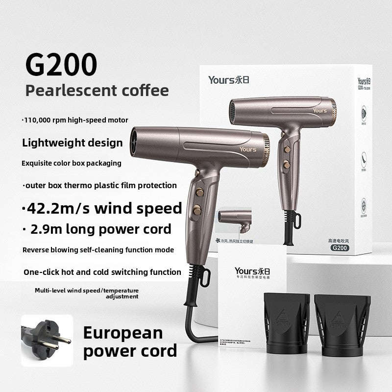 High-Speed Hair Dryer with Negative Ion Technology