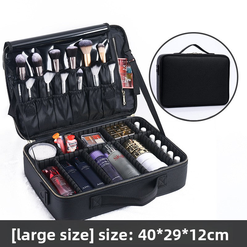 leather cosmetic bag