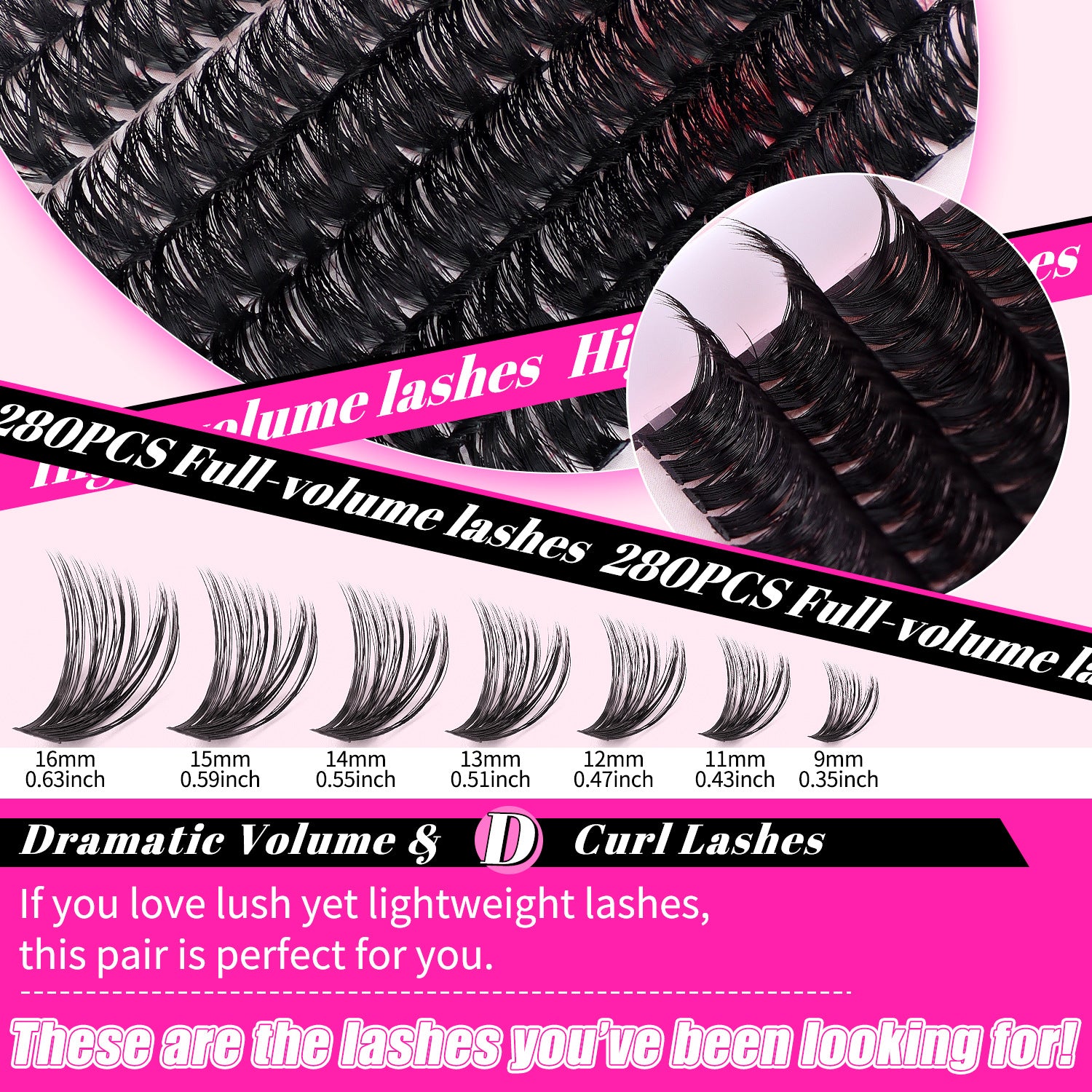 DIY eyelash set