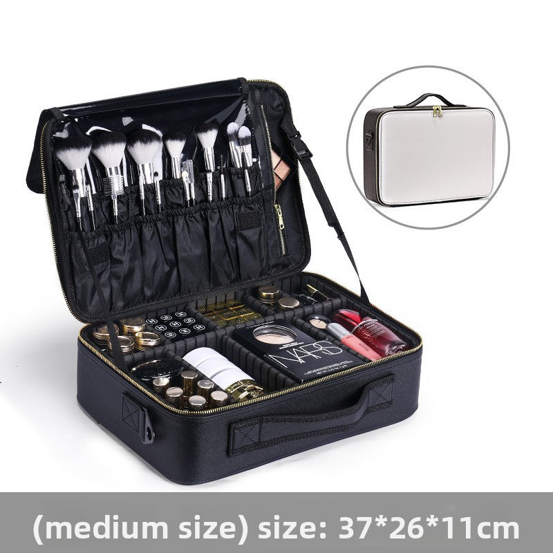 leather cosmetic bag