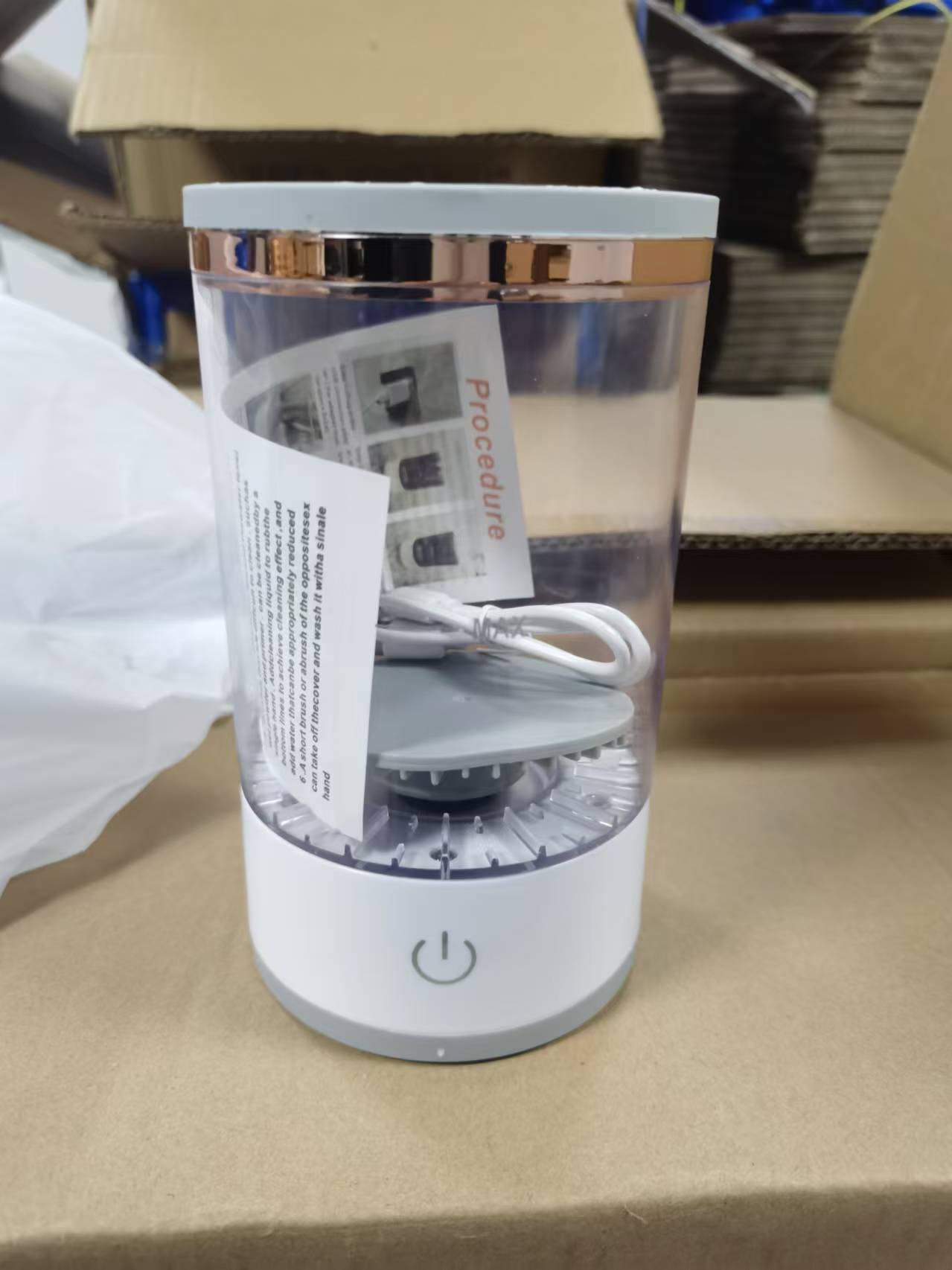 Makeup Brush Cleaning Machine with UV Sterilization