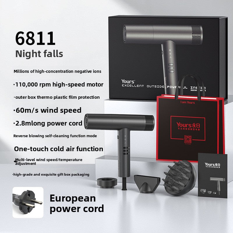 High-Speed Hair Dryer with Negative Ion Technology